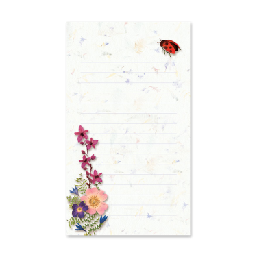 Ladybug Garden Dweller Mini Notepad Image