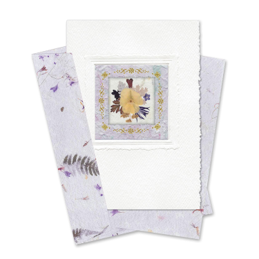 Lilac Square-Framed Viola Card Image