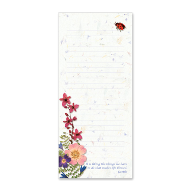 Ladybug Garden Dweller Notepad Photo