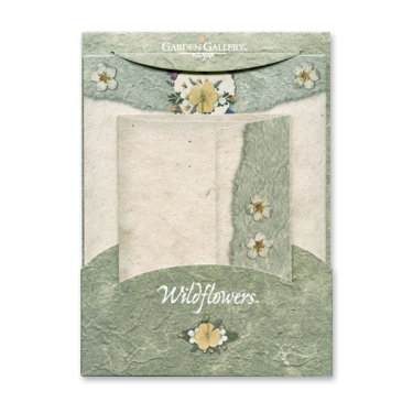 Potentilla and Buttercup Wildflower Premium Stationery Image