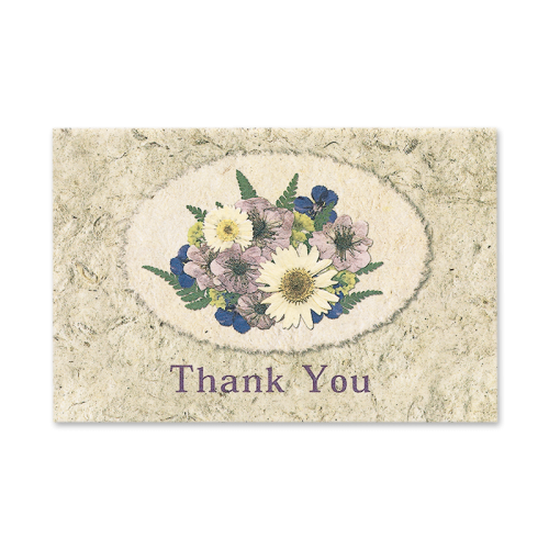Delicate Daisy Cameo Thank You Cards Image