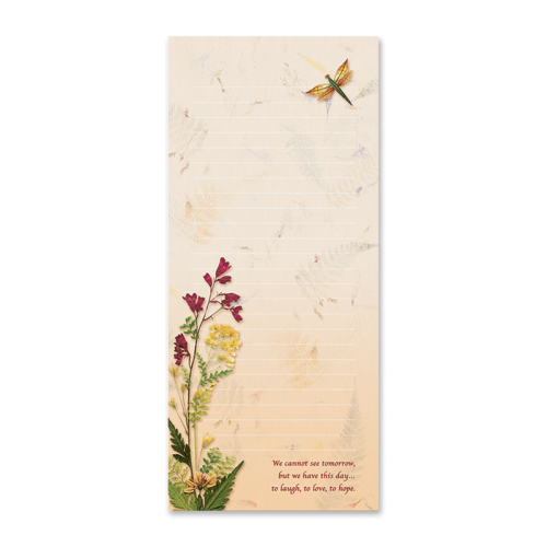 Dragonfly Garden Dweller Notepad Image
