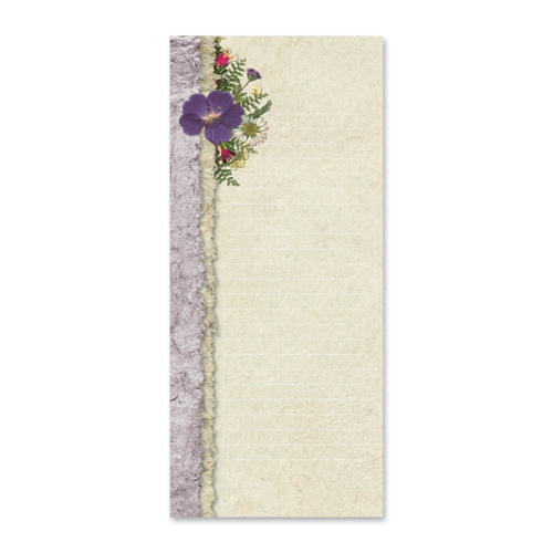 Purple Geranium Notepad Image