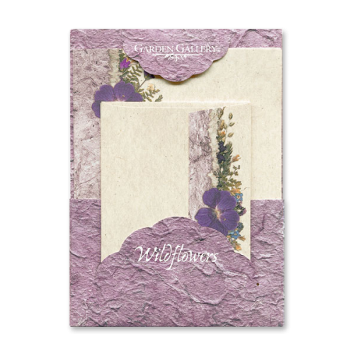 Purple Geranium Wildflower Premium Stationery Image